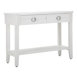 Mauro Ferretti Shine Console met 2 lades in wit hout