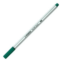 STABILO Pen 68 brush, premium brush viltstift, turquoise groen, per stuk - thumbnail
