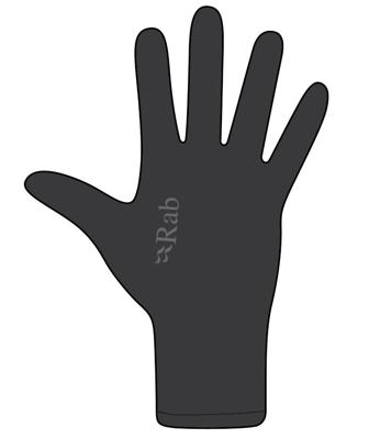 Rab Quest Windstopper Handschoen Dames Anthracite MED