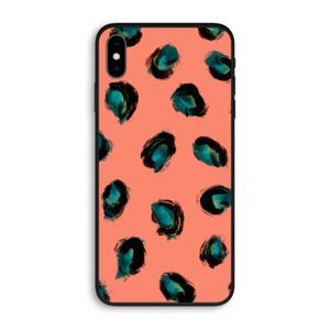 Pink Cheetah: iPhone XS Max Biologisch afbreekbaar hoesje