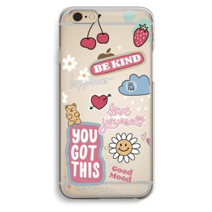 Positivity: iPhone 6 / 6S Transparant Hoesje