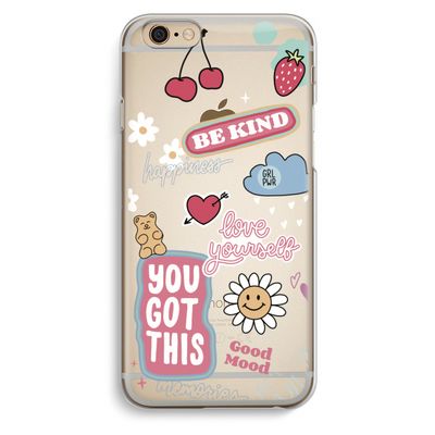 Positivity: iPhone 6 / 6S Transparant Hoesje