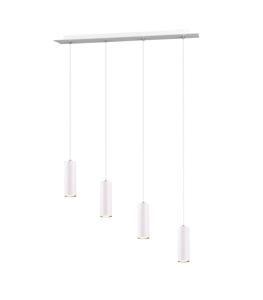 Trio Hanglamp Marley 4-lichts wit 312400401