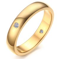 Cilla Jewels edelstaal ring Diamond Gold - thumbnail