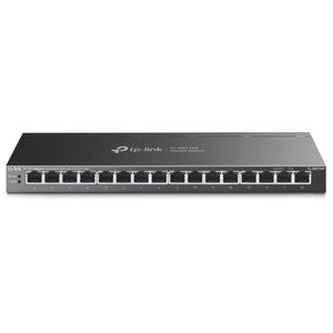 TP-Link TL-SG116P netwerk-switch Unmanaged Gigabit Ethernet (10/100/1000) Power over Ethernet (PoE) Zwart