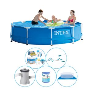 Intex Metal Frame Rond 305x76 cm - 6-delig - Zwembad Met Accessoires