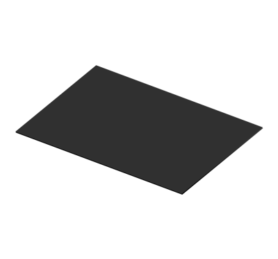 Zwarte placemats Zwart