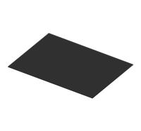 Zwarte placemats Zwart