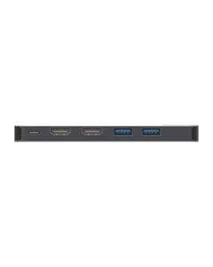 Sitecom AC-1002 interface hub USB Type-C 10000 Mbit/s Zwart, Grijs