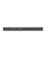 Sitecom AC-1002 interface hub USB Type-C 10000 Mbit/s Zwart, Grijs - thumbnail