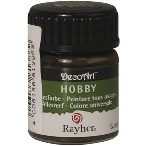 Hobby acrylverf donkerbruin 15 ml