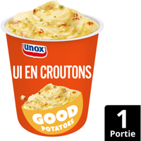 Unox Good Potatoes Ui en Croutons 48 g bij Jumbo