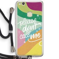 Don't call: Huawei Ascend P10 Lite Transparant Hoesje met koord