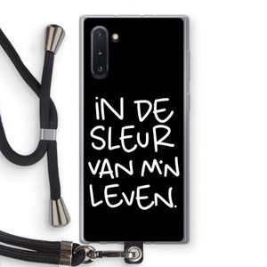 De Sleur: Samsung Galaxy Note 10 Transparant Hoesje met koord