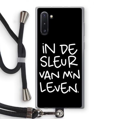 De Sleur: Samsung Galaxy Note 10 Transparant Hoesje met koord