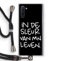 De Sleur: Samsung Galaxy Note 10 Transparant Hoesje met koord
