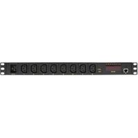 LogiLink PDU8P01 8AC-uitgang(en) 1U Zwart energiedistributie.