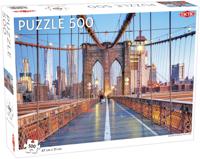 Tactic Puzzel Around the World: Brooklyn Bridge, New York puzzel 500 stukjes - thumbnail