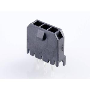 Molex 436500315 Male header, inbouw (standaard) Totaal aantal polen: 3 Rastermaat: 3 mm Inhoud: 1 stuk(s) Tray