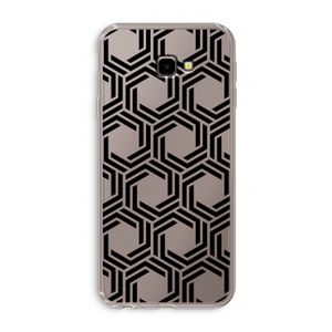 Geometrisch patroon: Samsung Galaxy J4 Plus Transparant Hoesje