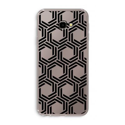 Geometrisch patroon: Samsung Galaxy J4 Plus Transparant Hoesje