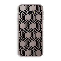 Geometrisch patroon: Samsung Galaxy J4 Plus Transparant Hoesje