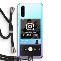 Music Player: Huawei P30 Transparant Hoesje met koord