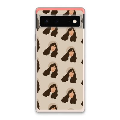 Bonjour mon amour: Google Pixel 6 Transparant Hoesje