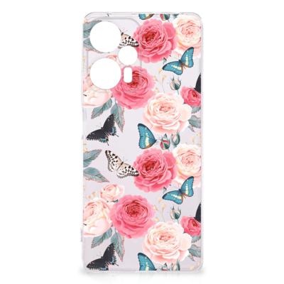 Xiaomi Poco F5 | TPU Case | Butterfly Roses Xiaomi Poco F5 | TPU Case | Butterfly Roses