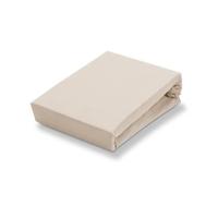 Jersey Supreme Splittopper Hoeslaken Stone | 140 cm x 220 cm | Beige
