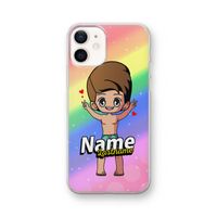 Chibi Maker man: iPhone 12 Transparant Hoesje