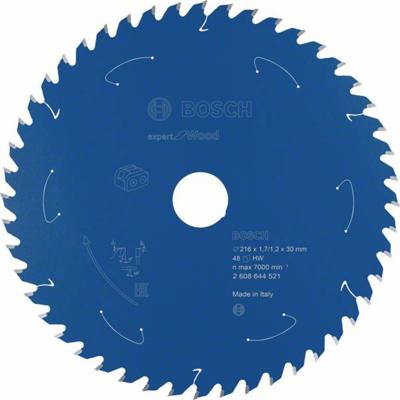 Bosch Accessories Bosch Power Tools 2608644521 Cirkelzaagblad 216 x 30 mm Aantal tanden: 48 1 stuk(s)