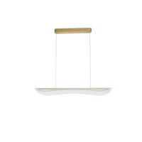 Lyora HanglampAgos goud met kunststof smal - 9054443