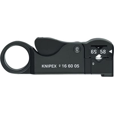 KNIPEX Coax-Afstriptang 16 60 05 SB kabelstrip-/ontmantelingsgereedschap