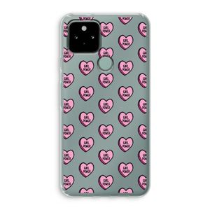 GIRL POWER: Google Pixel 5 Transparant Hoesje