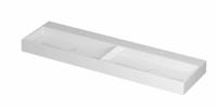 Wastafel INK United 1600x450x110 mm Glans wit 0206491 Wastafel INK United 1600x450x110 mm Glans wit 0206491