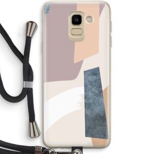 Luca: Samsung Galaxy J6 (2018) Transparant Hoesje met koord