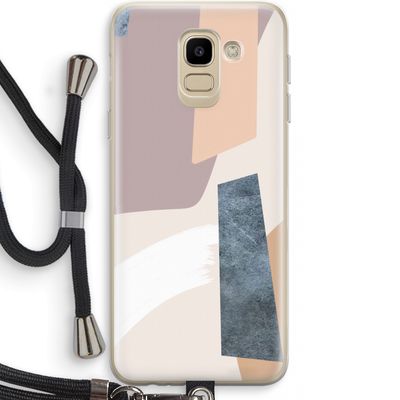 Luca: Samsung Galaxy J6 (2018) Transparant Hoesje met koord
