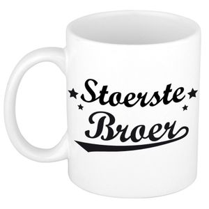 Stoerste broer cadeau mok / beker sterren 300 ml