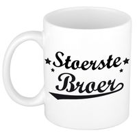 Stoerste broer cadeau mok / beker sterren 300 ml