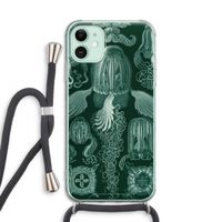 Haeckel Cubomedusae: iPhone 11 Transparant Hoesje met koord