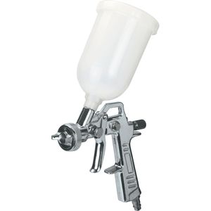 Verfspuitpistool met vloeibeker Spuitpistool