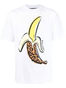 Palm Angels t-shirt à imprimé banane - Blanc