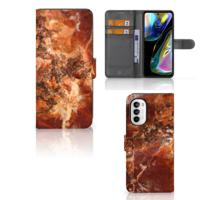 Motorola Moto G52 | Moto G82 | Bookcase | Marmer Bruin