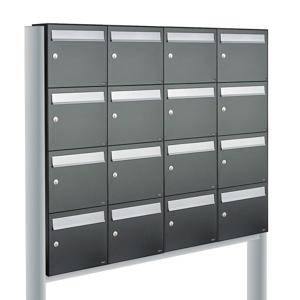 Allux Flow Set 4-Breed, 4-Hoog Op Statief Antraciet - 40040065_4x4s