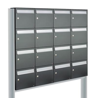 Allux Flow Set 4-Breed, 4-Hoog Op Statief Antraciet - 40040065_4x4s