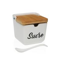 Suikerpot Versa SUCRE Wit Keramisch 8,8 x 8,5 x 8,8 cm
