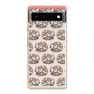 Slapende poes: Google Pixel 6 Transparant Hoesje