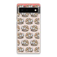 Slapende poes: Google Pixel 6 Transparant Hoesje
