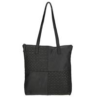 Enrico Benetti Leren Shopper Sicily Zwart